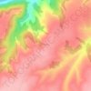 Carte topographique Пожога, altitude, relief