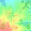 Carte topographique Большое Ивановское, altitude, relief