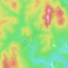 Carte topographique Ис, altitude, relief