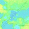 Carte topographique Rattlesnake Island, altitude, relief