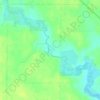 Carte topographique Lime Creek, altitude, relief