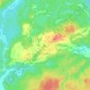 Carte topographique Красный Бор, altitude, relief