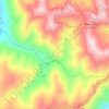 Carte topographique Salmon River, altitude, relief