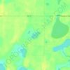 Carte topographique Corset Lake, altitude, relief