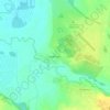 Carte topographique Алферьево, altitude, relief