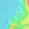 Carte topographique Blanchard Beach, altitude, relief