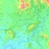 Carte topographique Sedona City Limit, altitude, relief