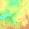 Carte topographique Малое Ильинское, altitude, relief