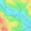 Carte topographique River Aire, altitude, relief