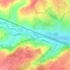 Carte topographique Westbrook Mere, altitude, relief