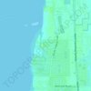 Carte topographique Manatee Cove Park, altitude, relief