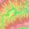 Carte topographique Beech Creek, altitude, relief
