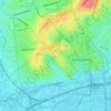 Carte topographique The Bay of Biscay, altitude, relief
