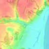 Carte topographique Горы, altitude, relief
