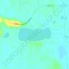 Carte topographique Green Prairie Fish Lake, altitude, relief