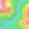 Carte topographique Great Canyon, altitude, relief