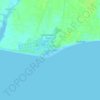 Carte topographique South Shore, altitude, relief