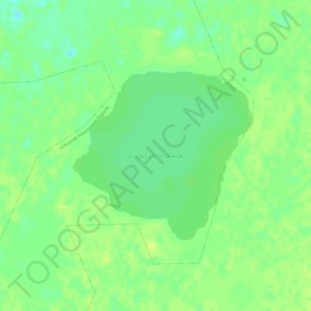 Carte topographique озеро Источное, altitude, relief