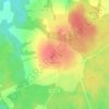 Carte topographique Борис-Глеб, altitude, relief