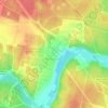Carte topographique Белокаменный, altitude, relief