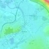 Carte topographique Meuse, altitude, relief