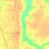Carte topographique Бахарево, altitude, relief