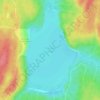 Carte topographique Punchaw Lake, altitude, relief