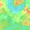 Carte topographique Гагрино, altitude, relief