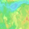 Carte topographique Рыжиково, altitude, relief