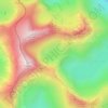 Carte topographique Glaslyn, altitude, relief