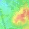 Carte topographique Константиновское, altitude, relief