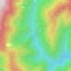 Carte topographique Kiwi Stream, altitude, relief