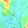 Carte topographique Roman Meadow Banbury Country Park, altitude, relief