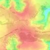 Carte topographique Бобровы Дворы, altitude, relief