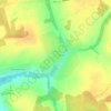 Carte topographique Польки, altitude, relief