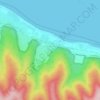 Carte topographique Солнечная Поляна, altitude, relief