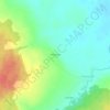 Carte topographique Матюшина, altitude, relief