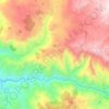Carte topographique Rodgers Ridge, altitude, relief
