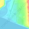 Carte topographique Эвенск, altitude, relief