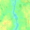 Carte topographique Pickerel Lake, altitude, relief