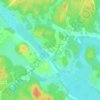 Carte topographique Севастьяново, altitude, relief