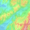 Carte topographique Hutt Valley, altitude, relief