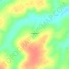 Carte topographique Салдаманово, altitude, relief