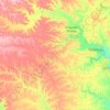 Carte topographique Oued N'tissa, altitude, relief