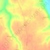 Carte topographique Лубяны, altitude, relief
