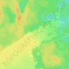 Carte topographique Ляды, altitude, relief