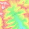 Carte topographique Milam Glacier, altitude, relief
