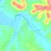 Carte topographique Big South Fork, altitude, relief