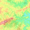 Carte topographique Rio do Carmo, altitude, relief