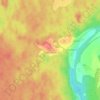 Carte topographique Малые Коковичи, altitude, relief
